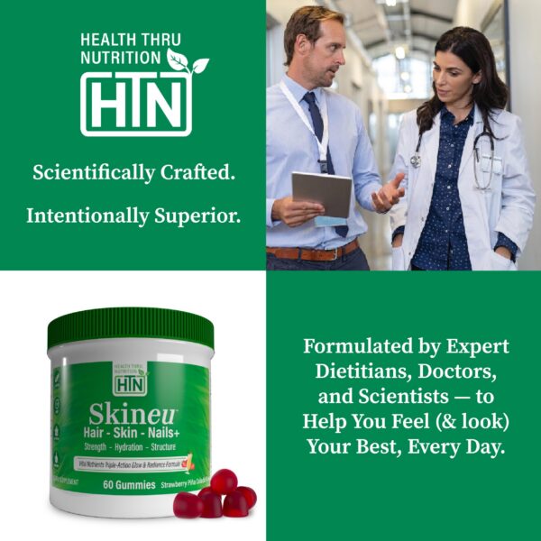 Frasco de Health Thru Nutrition Skineu