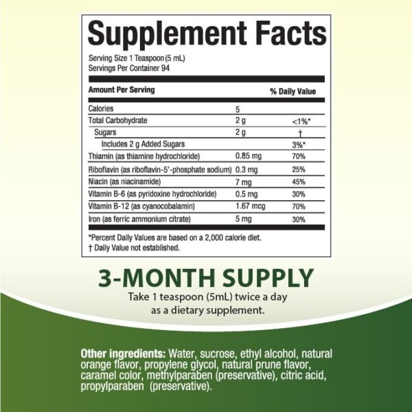 HealthA2Z líquido vitamina B, 16oz