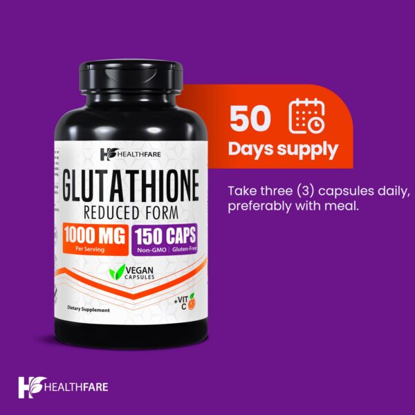 Producto Healthfare Glutathione en estuche