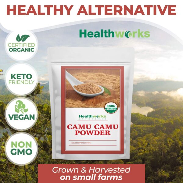 Cerrar del envase Camu Camu