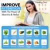 Healthy Mind fórmula con ginkgo biloba, ginseng y rhodiola