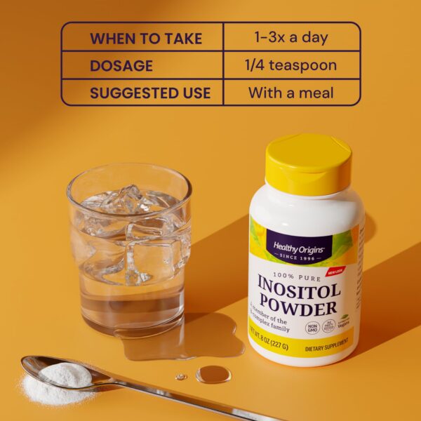 Polvo de inositol para salud general y metabolismo Healthy Origins