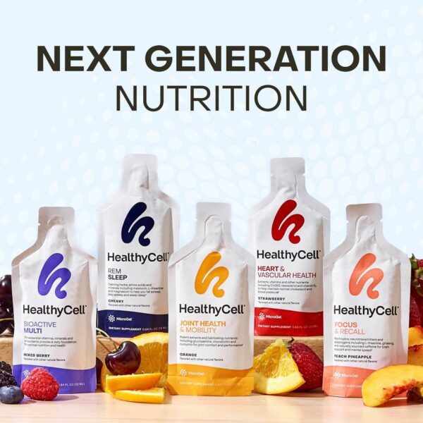 Version 1.0.0 Healthycell fórmula avanzada sueño en gel sabor cereza
