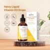 Envases de gotas vitamina D3 4000 IU Heivy para uso fácil