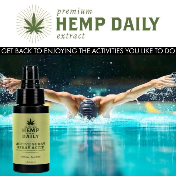 Pack de 3 frascos Hemp Daily Active Spray