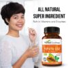 Suplemento cápsulas hoja papaya con antioxidantes y enzimas