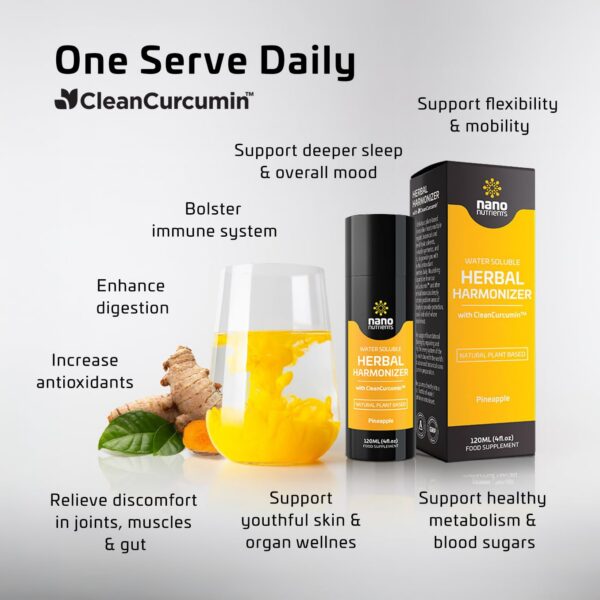 Herbal Harmonizer antioxidante nano curcumina 118 ml