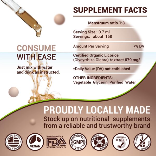 HERBALICIOUS regaliz líquido para soporte digestivo y respiratorio