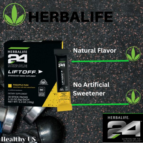 Herbalife24 Liftoff mezcla energética ginseng panax inositol