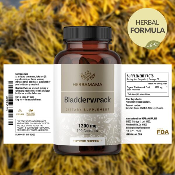 HERBAMAMA Fucus Vesiculosus paquete completo