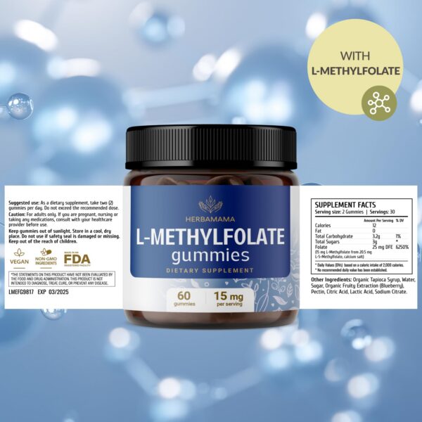 Version 1.0.0 Gomitas individuales Herbamama L-Methylfolate