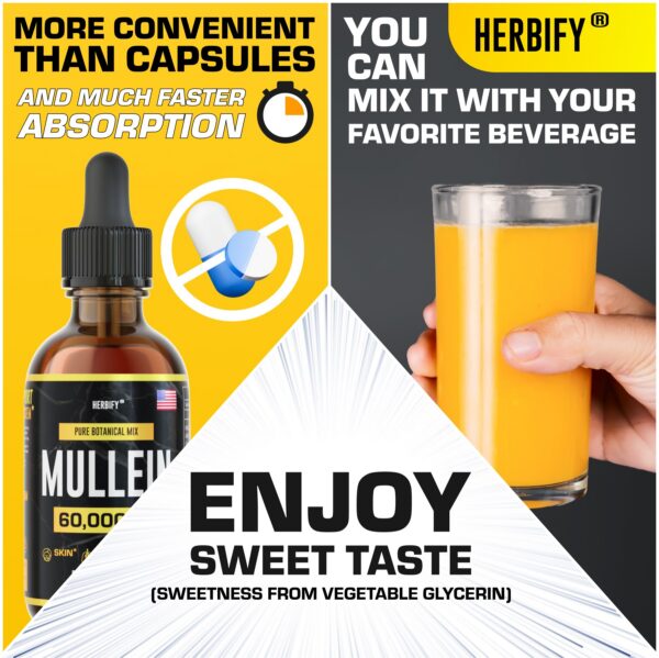 Herbify extracto puro gordolobo para pulmones