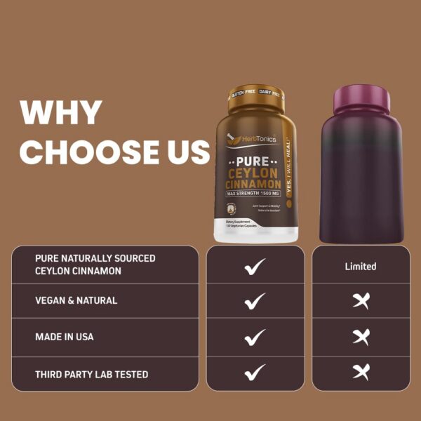 Herbtonics canela de ceilán natural alta calidad