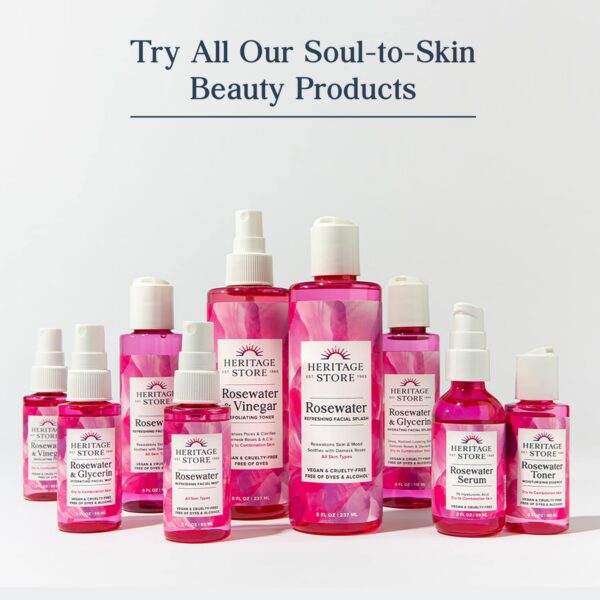 Vista lateral del empaque de Heritage Store