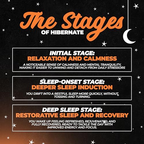 Sabor durazno mango del suplemento Hibernate para dormir reparador
