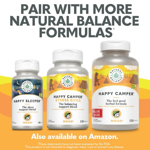 Version 1.0.0 Hierbas para apoyo del estado de ánimo Happy Camper