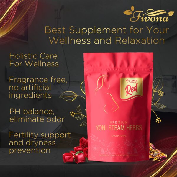 Hierbas para vapor yoni suave que cuidan la piel natural femenina