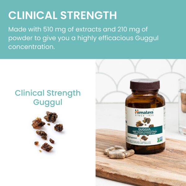 Etiqueta y caja de Himalaya Guggul