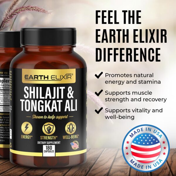 Ingredientes Himalaya Shilajit y Tongkat Ali