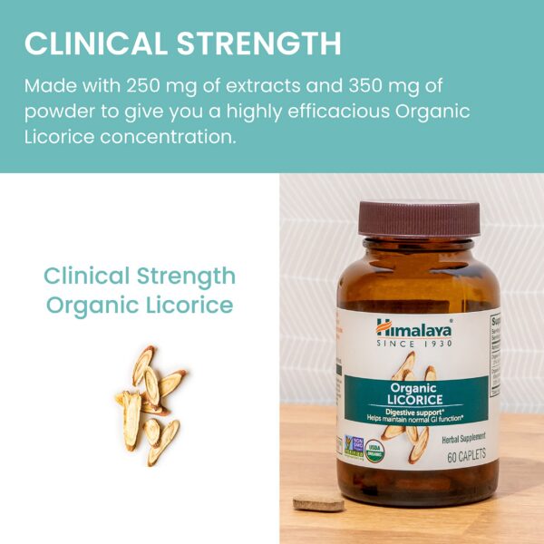 Tabletas Himalaya regaliz para alivio digestivo y acidez ocasional