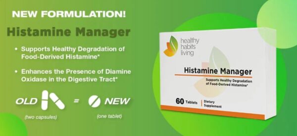 Version 1.0.0 Histamine Manager – contenido de empaque