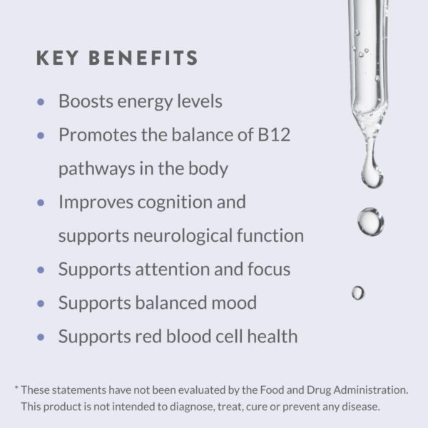 Contenido del producto Hydroxy B12 MegaDrops