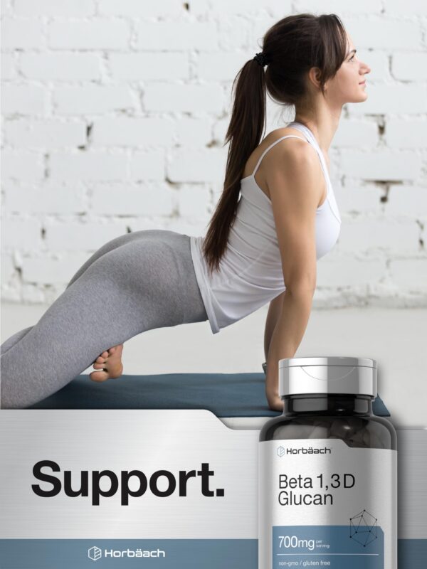 Horbäach beta glucano suplemento salud inmunológica calidad superior