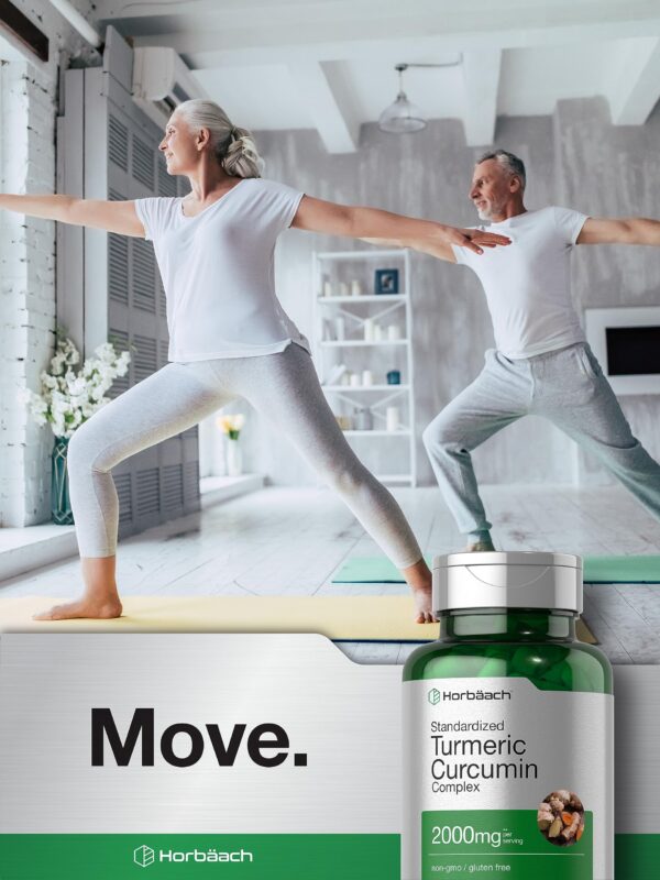 Horbäach cápsulas suplementos cúrcuma y pimienta negra