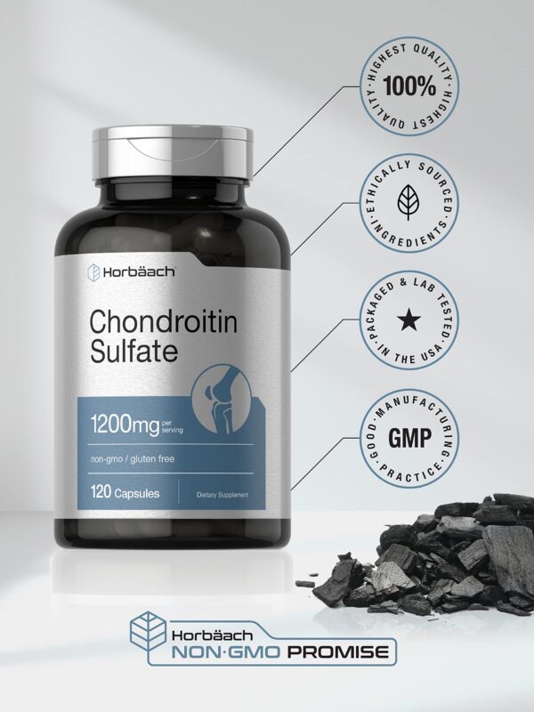 Etiqueta frontal de Horbaäch condroitina sulfato