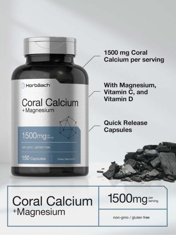 Lista de nutrición de Horbaach Coral Calcium