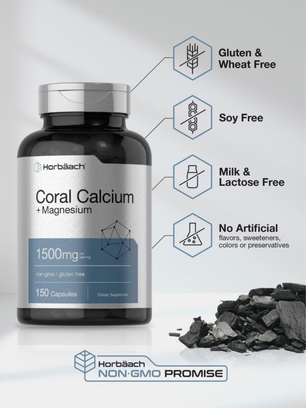 Paquete de Horbaach Coral Calcium 1500 mg