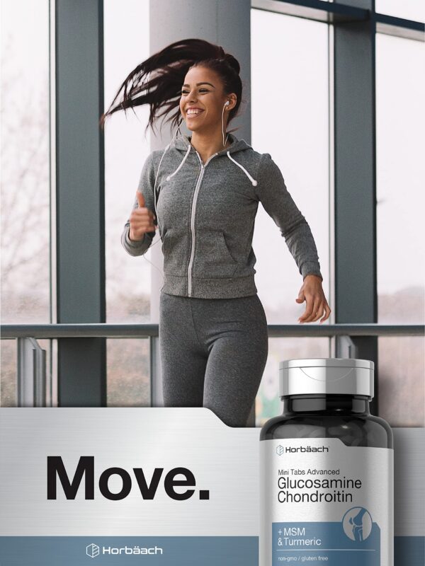 Frasco de Horbaach glucosamina condroitina MSM