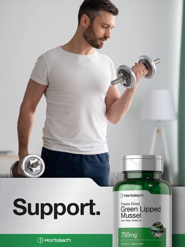 Mejillón de labio verde Horbäach para salud articular