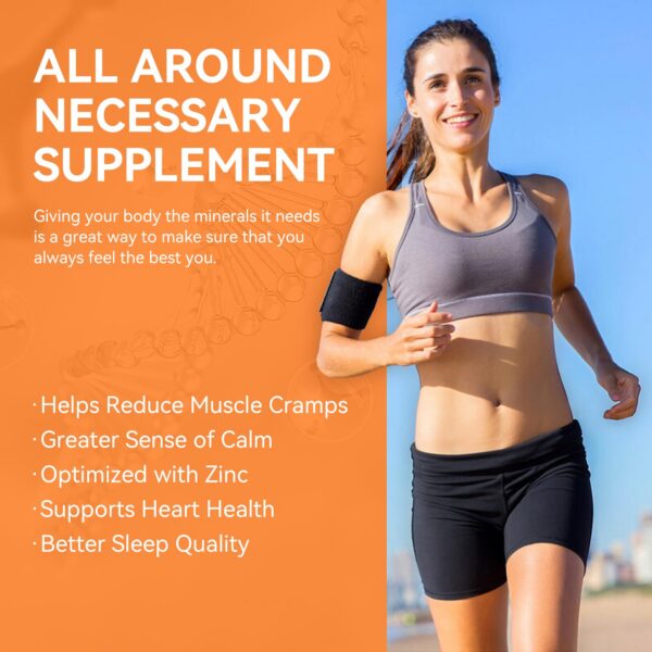 Frasco de 120 cápsulas de magnesio