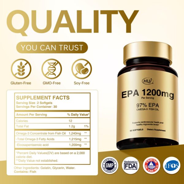 Frasco HUJ Omega-3 en estante