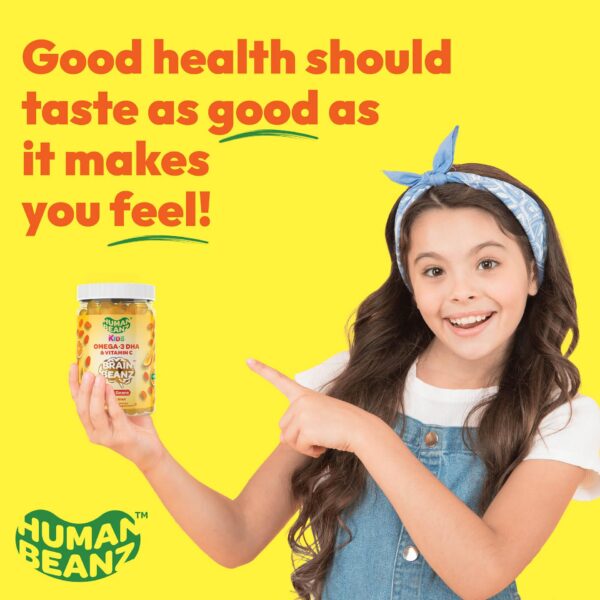 Etiqueta de ingredientes de Omega-3 para niños