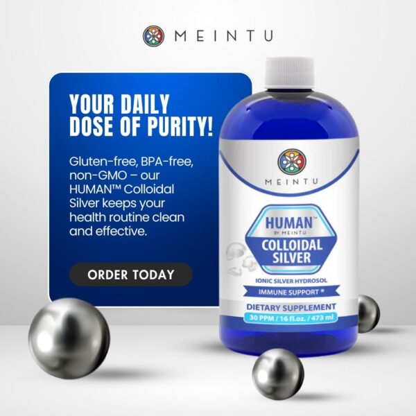 Empaque de plata coloidal 16 oz