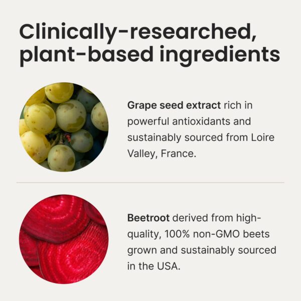 Version 1.0.0 HumanN SuperBeets con extracto de semilla de uva concentrado