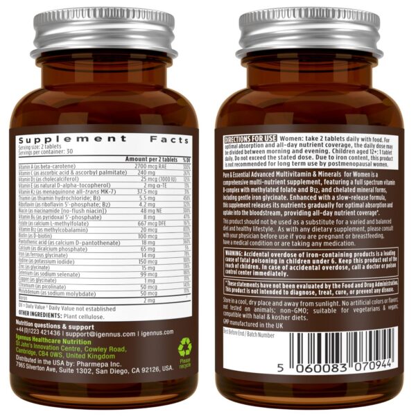 Lista de ingredientes y nutrimentos en etiqueta