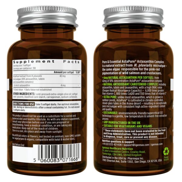 Packaging de Igennus - vista superior