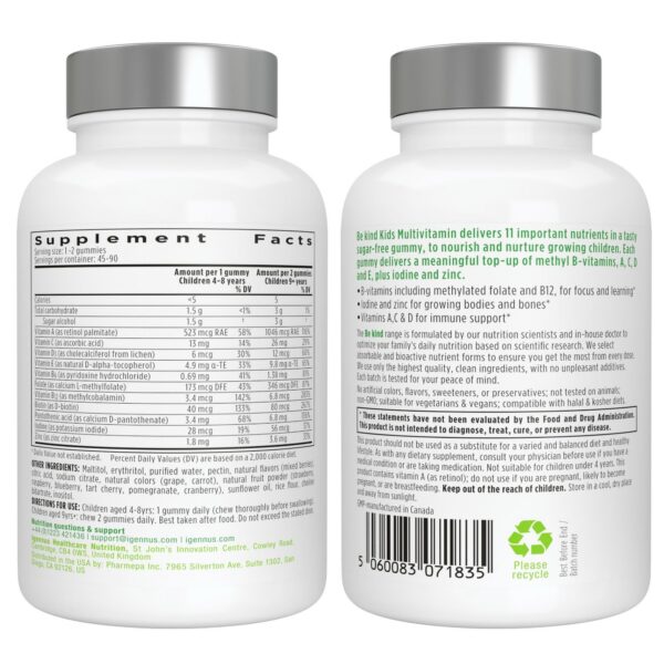 Frasco con sello GMP en etiqueta