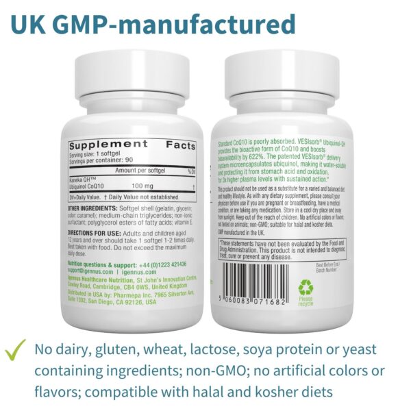 Caja frontal Igennus Ubiquinol VesIsorb