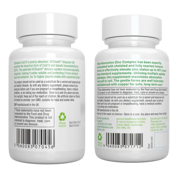 Detalles de ingredientes y código de lote