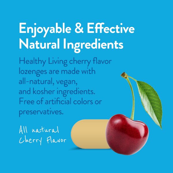 Imagen lateral del envase pastillas zinc cereal Healthy Living