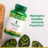 Imagen lateral paquete vitaminas E Nature's Bounty