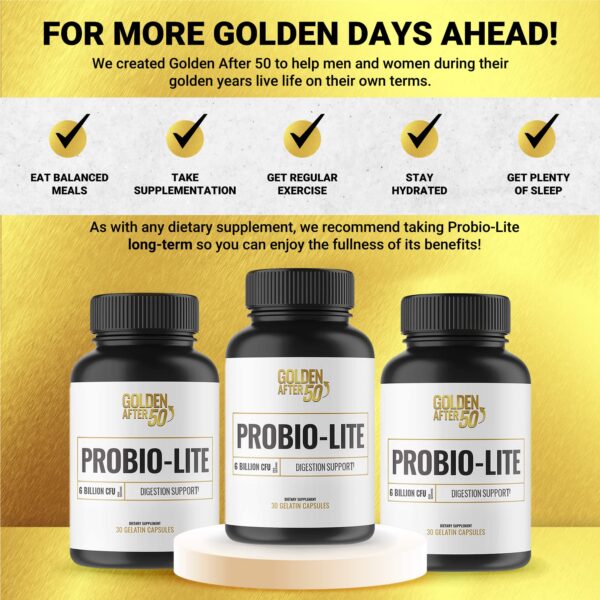 Imagen promocional Golden After 50 Probio-Lite suplemento digestivo