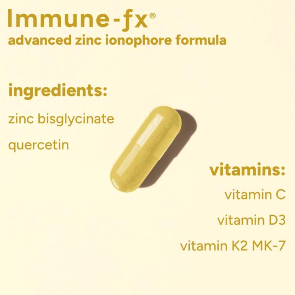 Primer plano de cápsulas veganas de Immune-fx