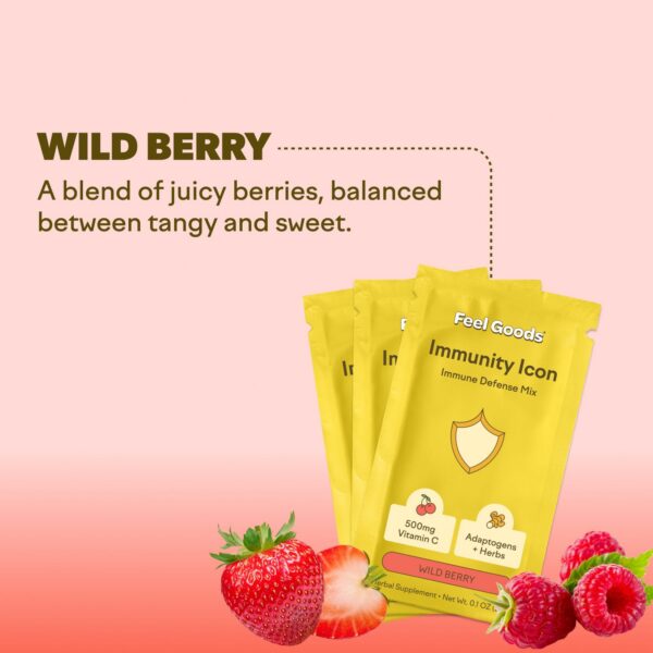 Immunity Icon bebida en sobres para bienestar y defensa