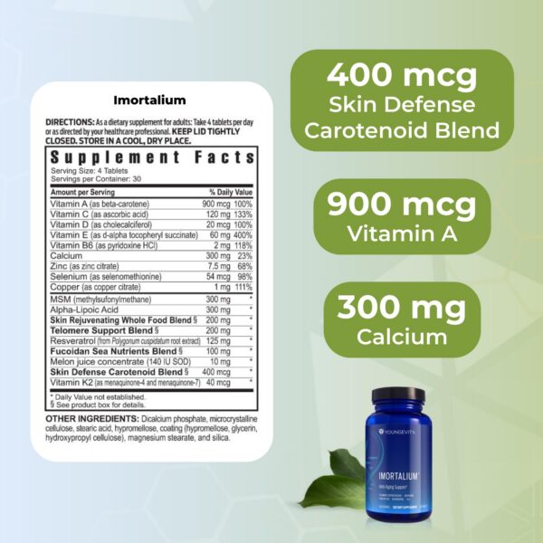 Fucoidan blend en etiqueta