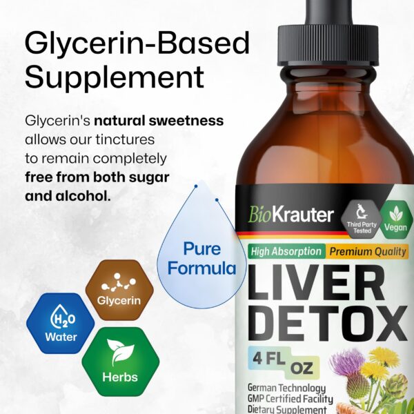 Indicaciones uso gotas detox hígado Bio Krauter